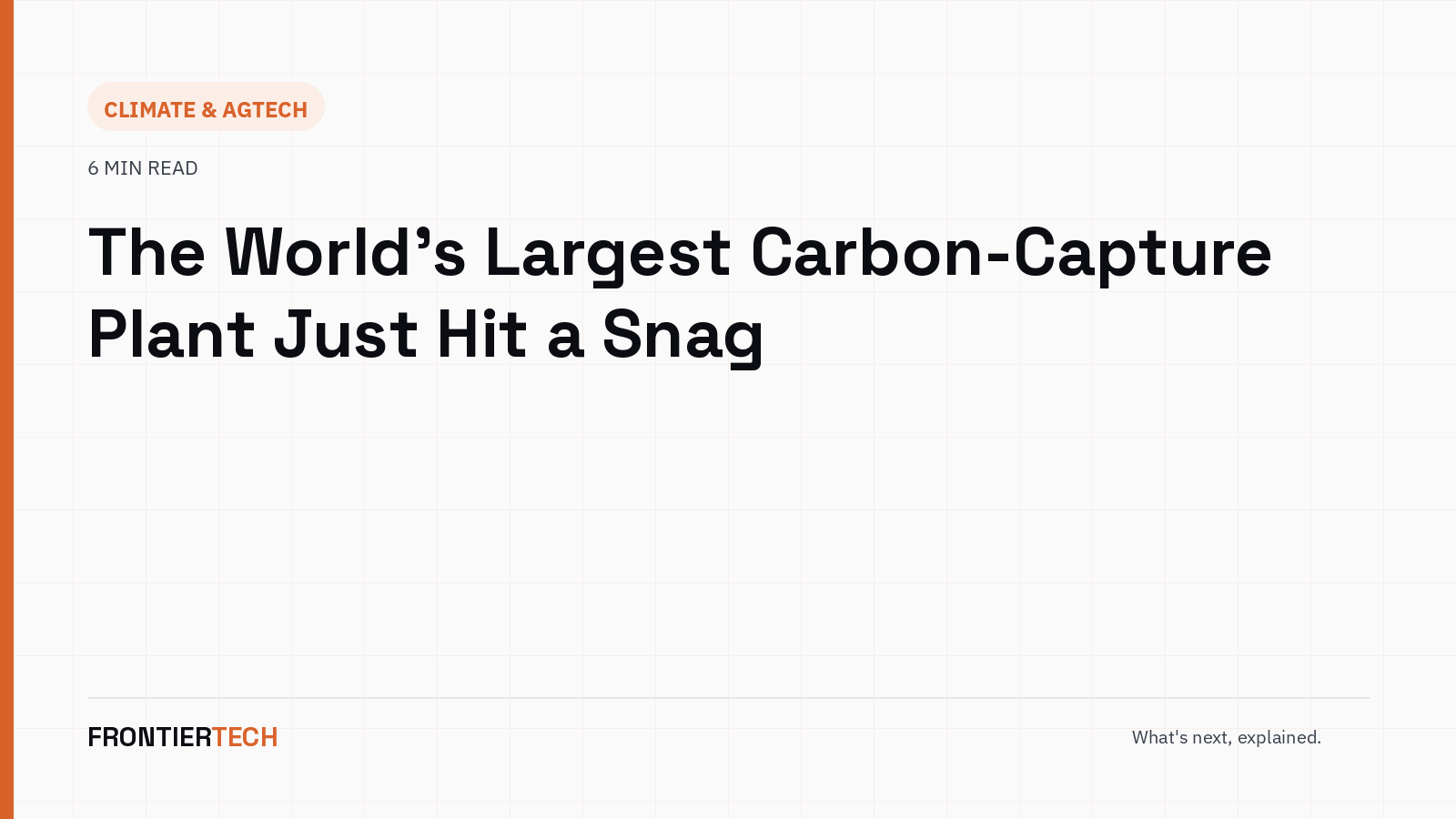 An illustration of a large industrial fan array pulling carbon dioxide from open air