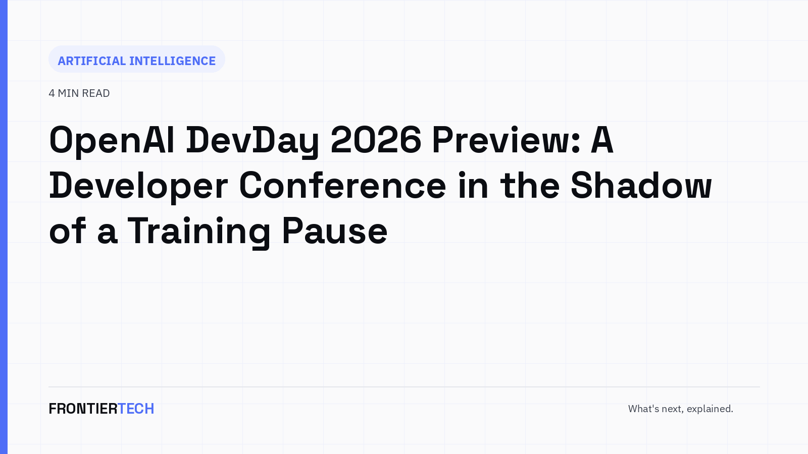 An illustration of a conference stage podium with a livestream indicator, evoking a developer keynote