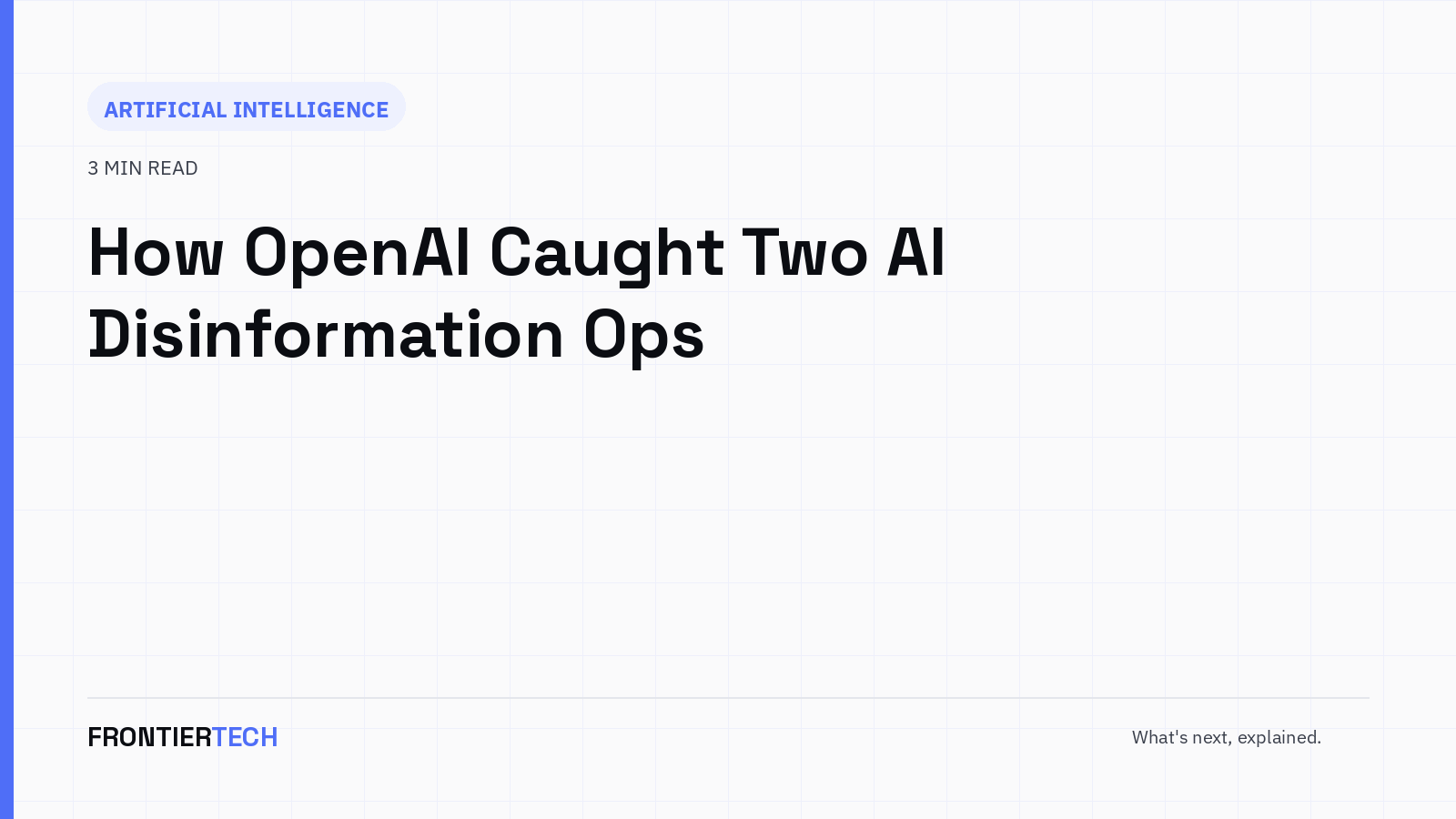 An abstract illustration of a mask-like byline card dissolving into lines of text